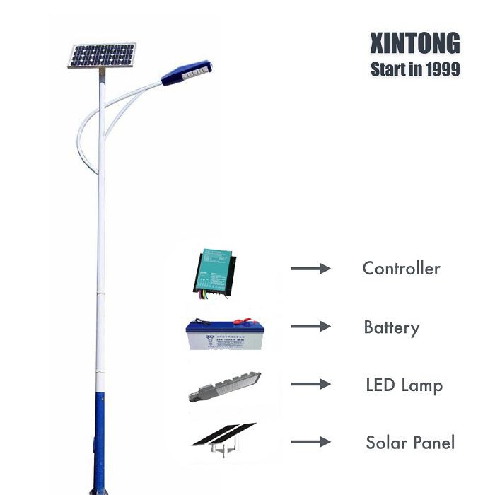 8M 50W solárne napájanie Street Light