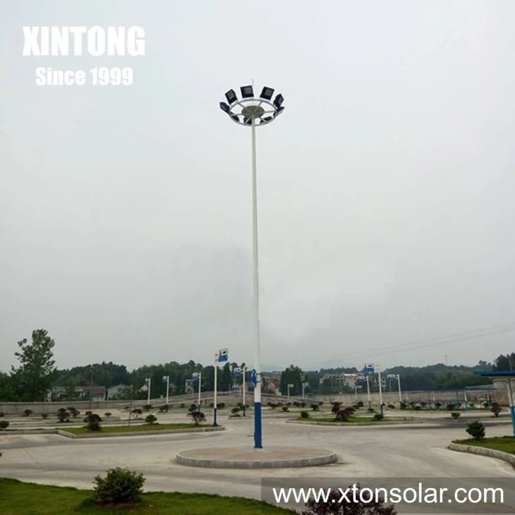 15m Hot Sale Weight Of High Mast Lighting Tower Poles Specification