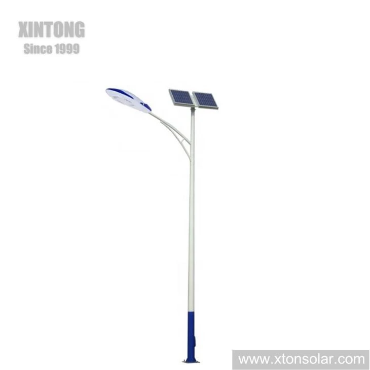 Stand Alone Octagonal Grey/Black Pole Solar Outdoor LED Road Light Stand Alone Octagonal Grey/Black Pole Solar Outdoor LED Road Light