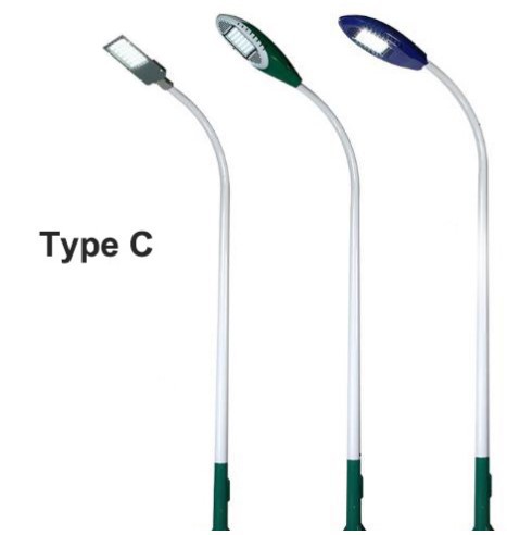 Hot DIP Galvanized Street Light Pole 5m 6m 8m 10m
